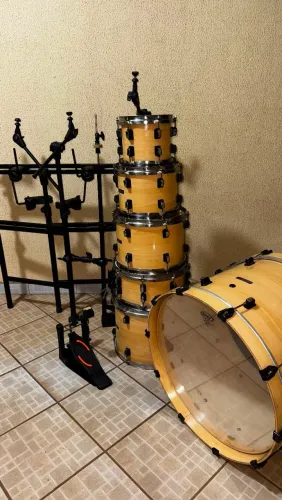 Bateria CrossRoad Natural Brilhante Com Rack - Rmv