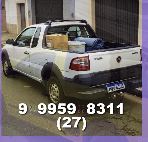 Frete na Praia do Canto! transporte rápido e seguro para sua mudança :)