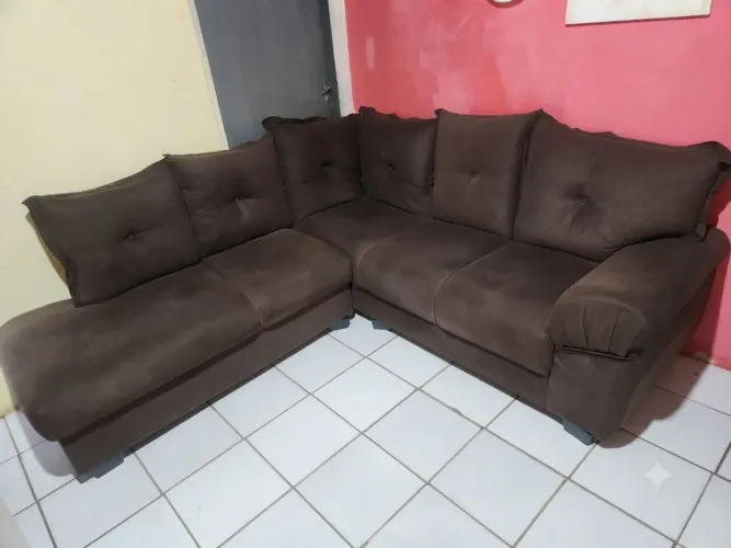 Sofá de canto 5 lugares