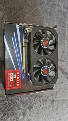 Placa de Vídeo Radeon RX 560 4GB Biostar Dual Fan