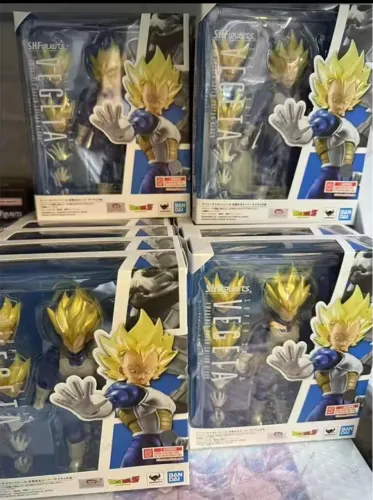 Action figure Vegeta Super Sjj shfiguarts Novo Lacrado