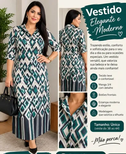 Vestido Elegante Tamanho G Valor 30 reais