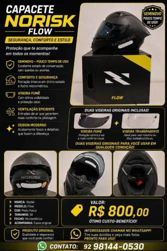 Capacete Norisk Flow