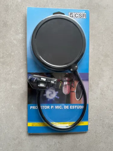 Protetor Pop Filter Para Microfone de Estúdio 100A - CSR - Novo