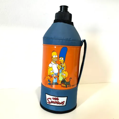 Antiga Garrafa Simpsons com Capa Térmica - Original
