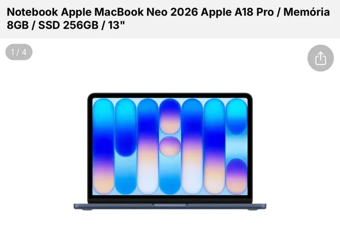 Vendo MacBookNeo LANÇAMENTO