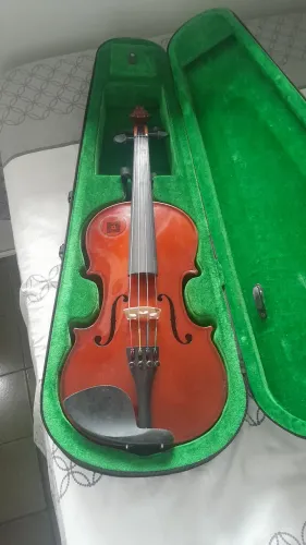 Violino 4/4 iniciante maciço Harmonics Upgraded (usado)