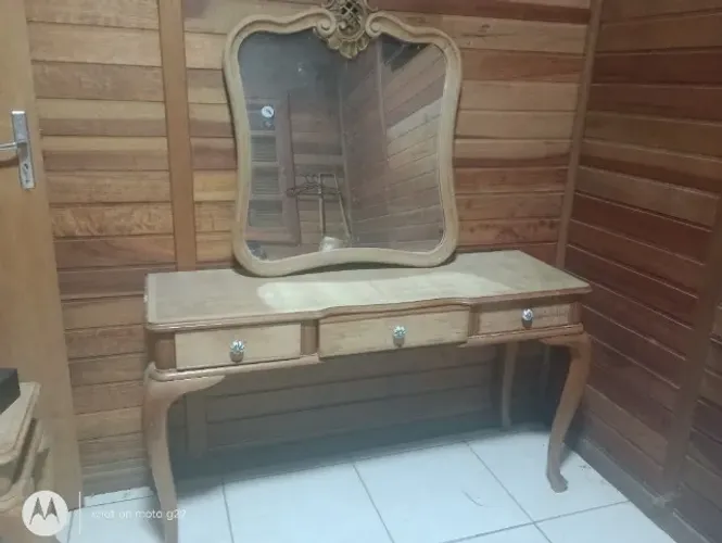 Escrivaninha ou Aparador Vintage Com Espelho Separados