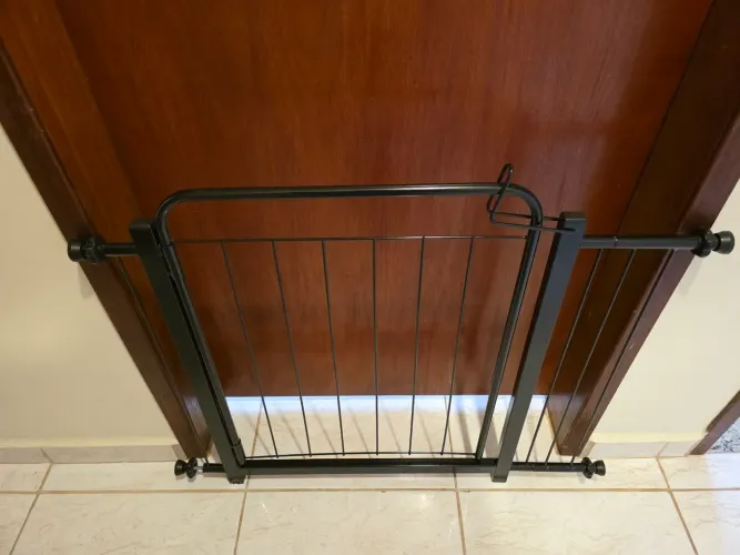 Portão para bebês e pet com extensor - 78 a 92cm