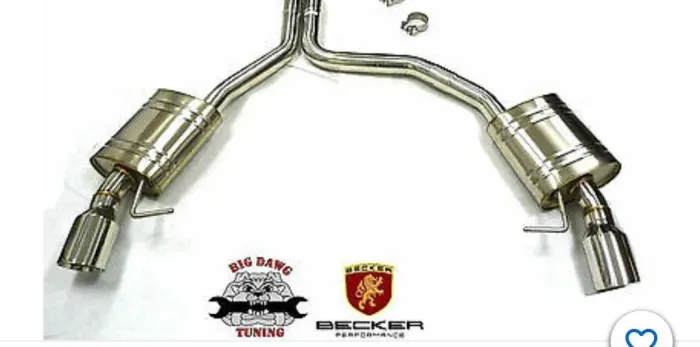 CATBACK INOX BECKER PERFORMANCE AUDI A4 A5