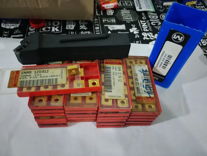 PASTILHA / INSERTO SANDVIK SNMM 120412 R$150,0 cx