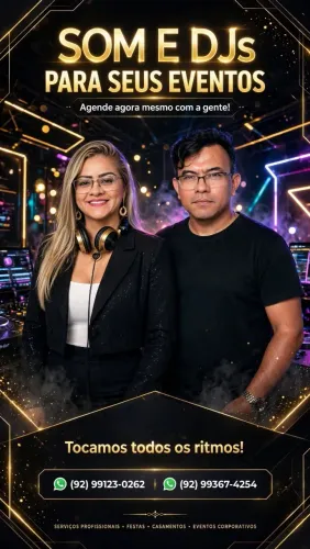 Alugamos som e DJ para sua festa e eventos
