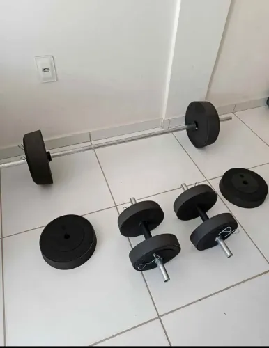 Kit musculação 42kg