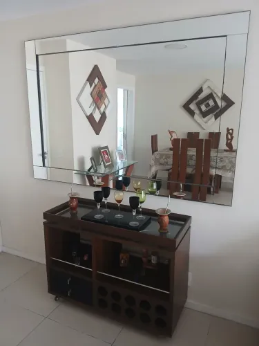 Vendo espelho moldurado da Etna med. 1,80 x 1,25