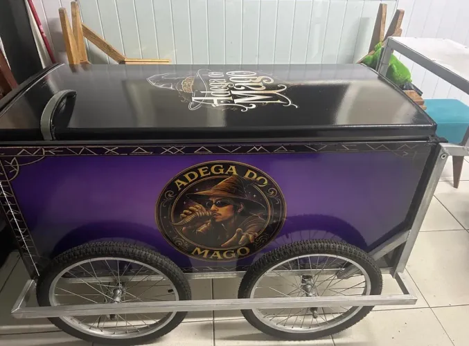 Carrinho pra vender bebidas