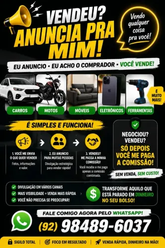 Anuncio e fecho sua venda