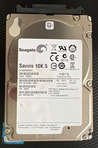 HD Seagate 900GB Savvio 10K.5 4Gb 2.5 ST9600805FC