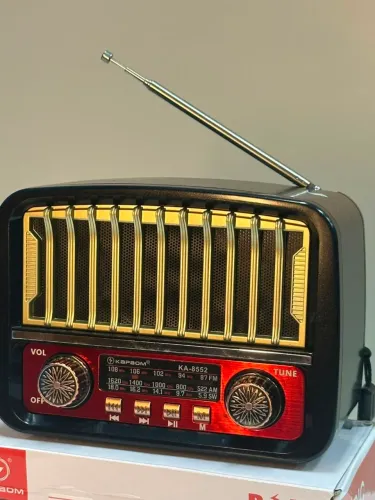 Dia dos Pais Radio Vintage AM FM Bluetooth Pen-drive Aux Sd