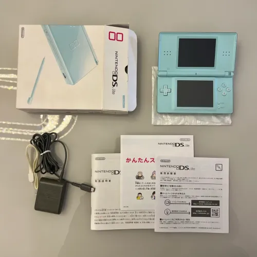 Nintendo DS Lite azul completo na caixa cib