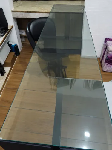 Vidro com 2,69 x 0,60 e espessura de 5 mm