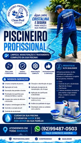 Piscineiro a domicílio