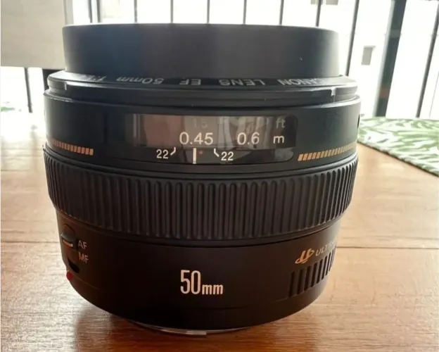 Lente canon 50mm 1.4