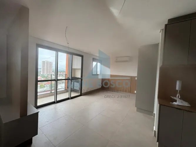 Studio para locação, Residencial Henrique Lupo com varanda gourmet em Araraquara