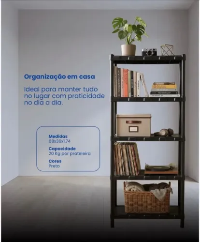 Estante modular Plástica desmontável 