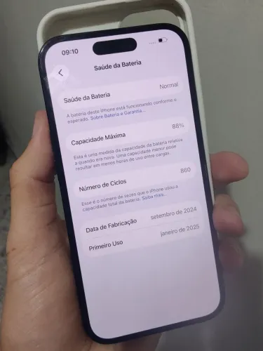 iPhone 15 256gb semi novo