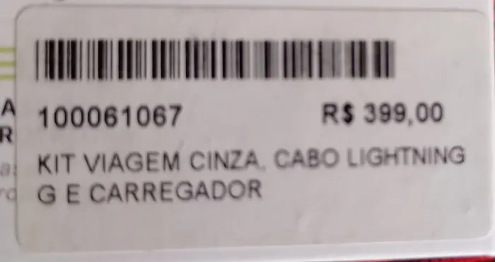 CARREGADOR P/IPHONE