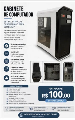 Gabinete computador