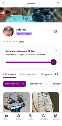 Lojinha enjoei mais de 700 peças a venda!
