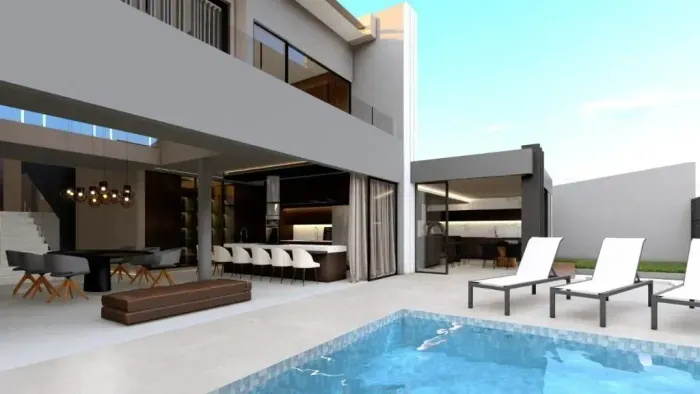 Casa de Alto Padrão à Venda no Condomínio Residencial Paratehy Norte | 4 Suítes com Closet