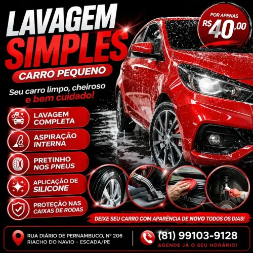 Lavagens automotivas