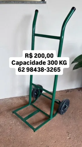 Carrinho de carga 300 kg novo armazém