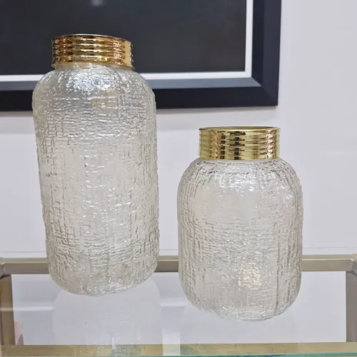 Dupla de vasos decorativos