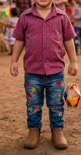 Camisa infantil 2 anos xadrez