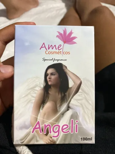 Perfume Angeli Feminino Amei Cosméticos Alta Fixação 33% de Essência Importada EDP