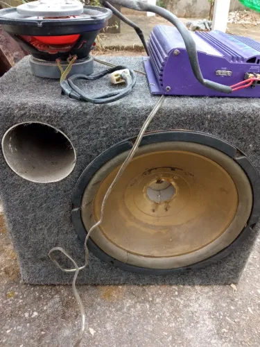 Combo Som Automotivo Desapego - Módulo Boog 3Ch + Caixa Dutada + 6x9