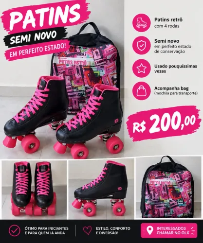 Patins QUAD feminino
