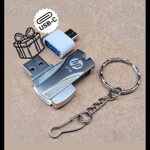 Pen Drive  2tb (hp) Alta Capacidade + Adaptador