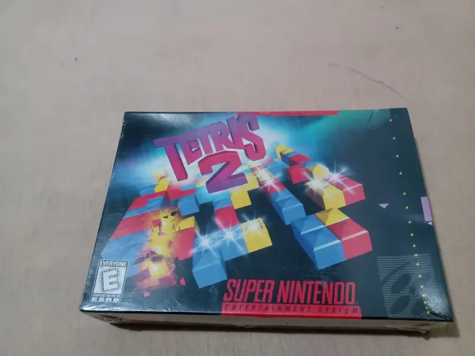 Jogo tetris 2 lacrado. Super Nintendo.