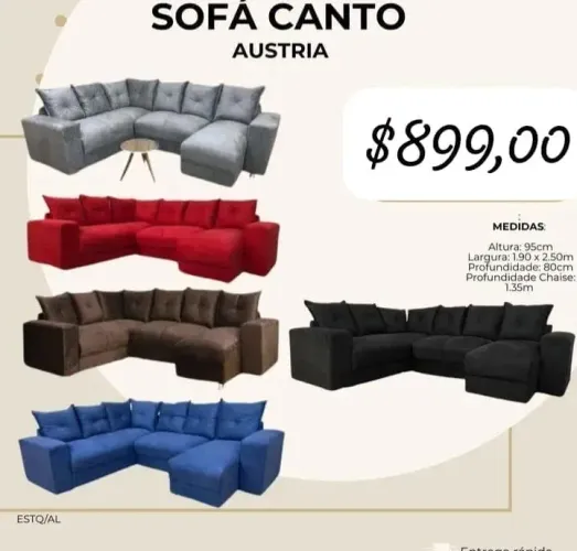 Sofá canto Áustria