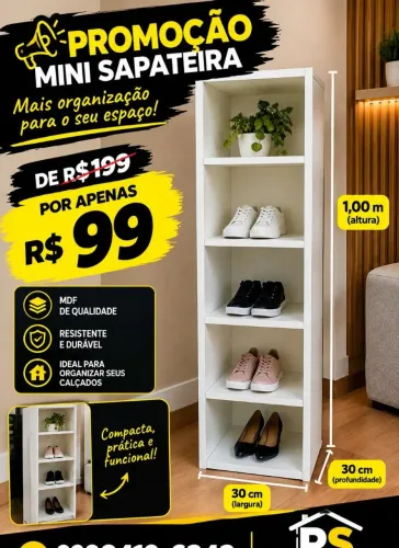 Sapateira Multiuso