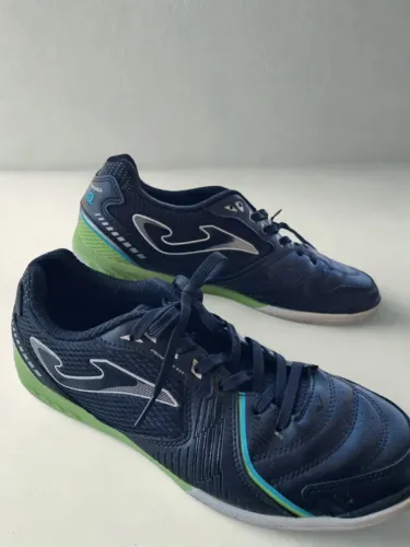 Chuteira Futsal Joma Dribling Masculina - Preta/Verde - tam 39