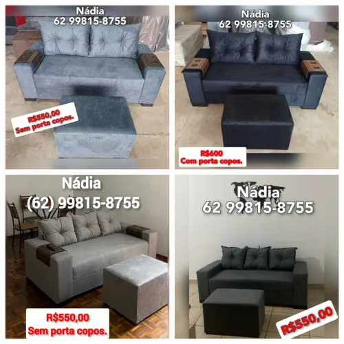 Sofá 3 lugares mede 1.75