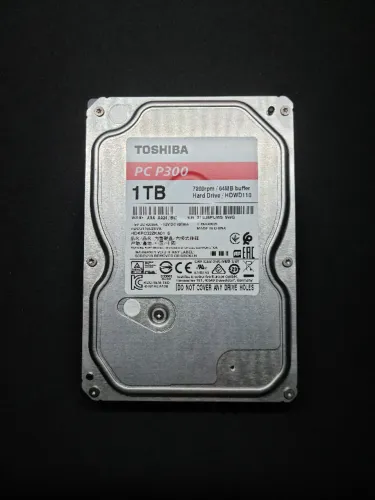 HD Toshiba P300 1TB 7200RPM 64MB Cache - Testado 100% Saudável