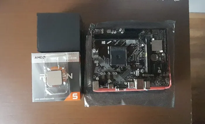 Kit Ryzen 5 4600g + Placa mãe b450m-da Mancer