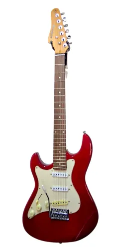 Guitarra Strato Strinberg Sts 100lh Canhota Metallic Wine red