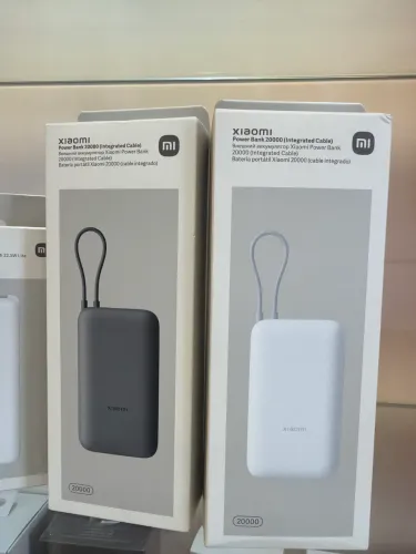 Xiaomi Power Bank 20000 mAh Bateria Portátil c Cabo